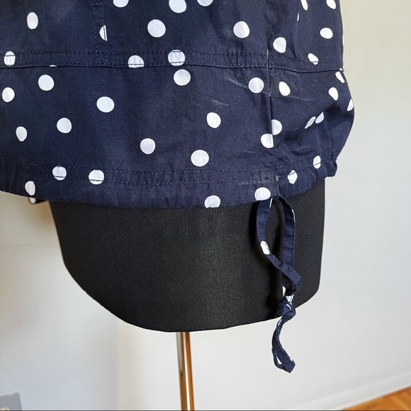 St John’s Bay Polka Dot Hoodie Navy Size Small - Picture 7 of 10